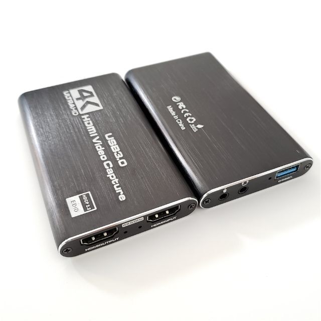 PS5／Switch キャプチャー ボード 録画　パススルー　HDMIセット