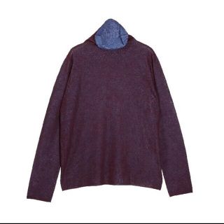 アメリヴィンテージ(Ameri VINTAGE)のCHAMBRAY LIKE 2WAY KNIT  (ニット/セーター)