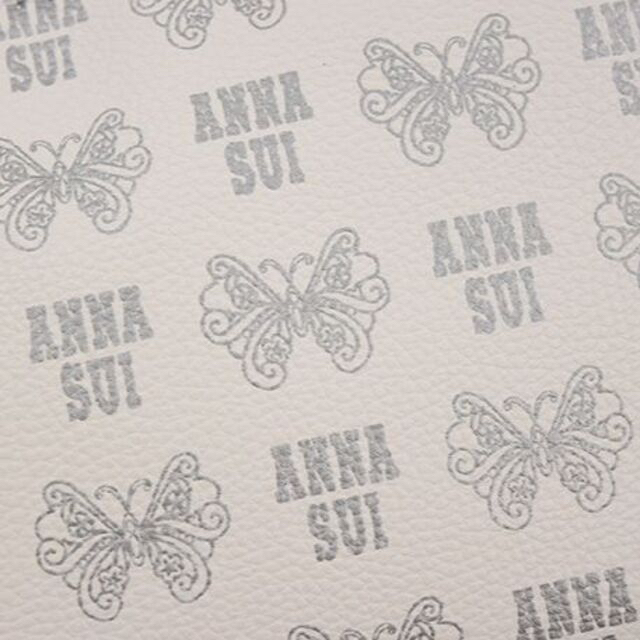 ANNA SUI(アナスイ)のアナスイ ANNA SUI ロゴ 総柄 ポーチ 白 レディースのファッション小物(ポーチ)の商品写真