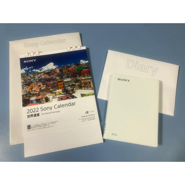 SONY(ソニー)のSONY 卓上カレンダー 手帳 2022 インテリア/住まい/日用品の文房具(カレンダー/スケジュール)の商品写真