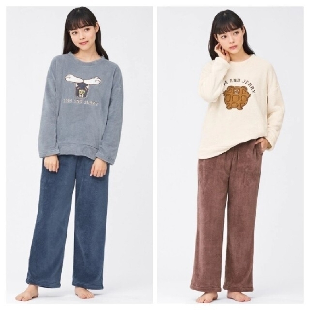 GU - GU トムとジェリー S マシュマロ フィール ラウンジ セット GU - GU トムとジェリー S マシュマロ フィール ラウンジ セット