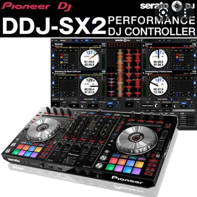 Pioneer(パイオニア)の【最安値】人気機種 DDJ-SX2 楽器のDJ機器(DJコントローラー)の商品写真