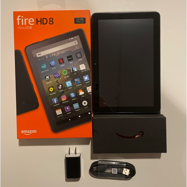 ANDROID(アンドロイド)のFire HD 8 タブレット ブラック (8インチHDディス スマホ/家電/カメラのPC/タブレット(タブレット)の商品写真