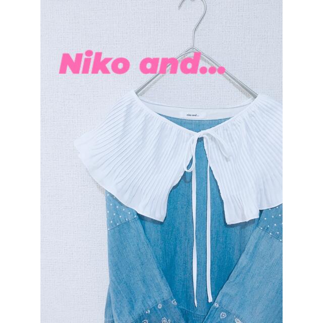 niko and...(ニコアンド)のNiko and… デニムワンピース ニコアンド レディースのワンピース(ひざ丈ワンピース)の商品写真