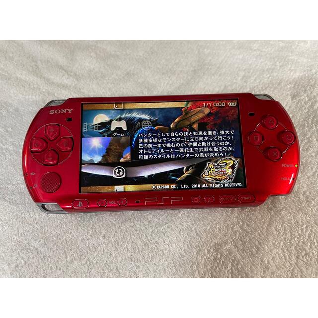 美品　PSP-3000  ラディアントレッド 5