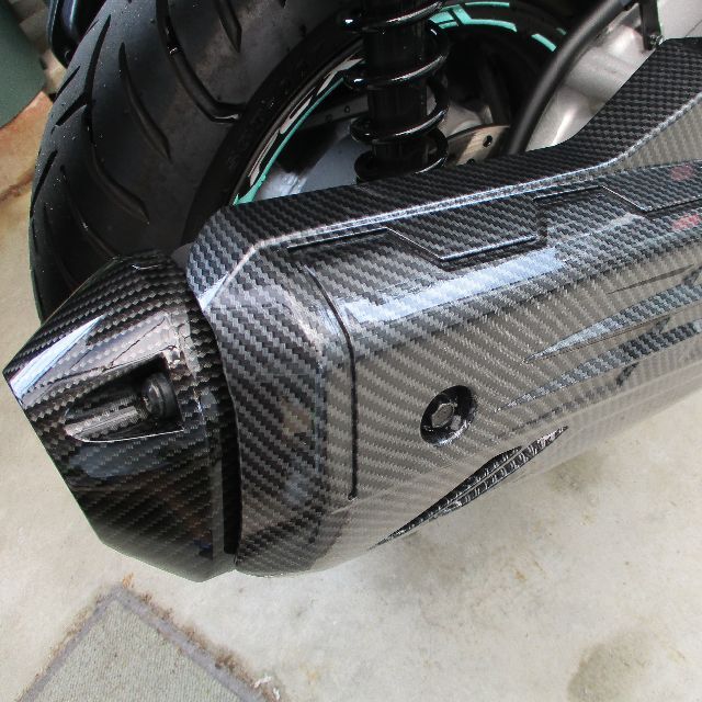 新型PCX【JK05/KF47】デビル・リヤマフラーカバー ❗️❗️の
