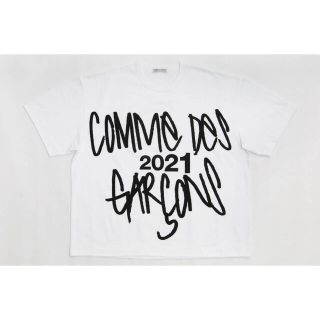 コムデギャルソン(COMME des GARCONS)の即完売　21aw comme des garcons 手書きロゴTシャツ(Tシャツ/カットソー(半袖/袖なし))