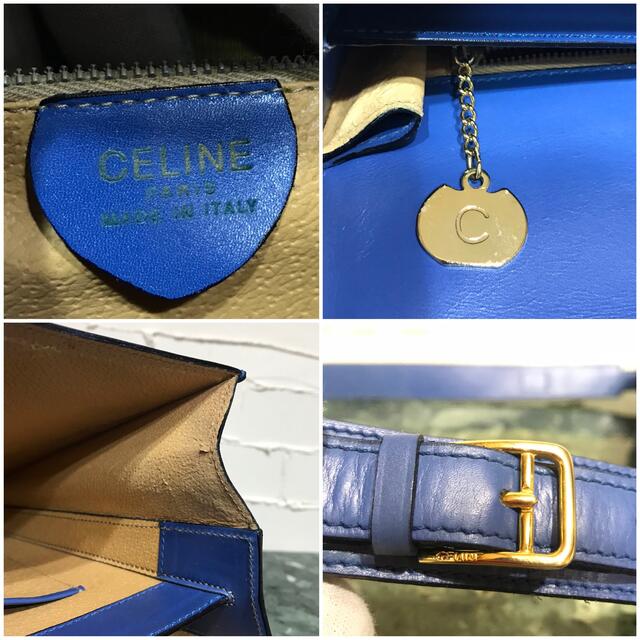 CELINE - 激レア 美品 OLD CELINE 希少カラー ロイヤルブルー CELINE - 激レア 美品 OLD CELINE 希少カラー ロイヤルブルー