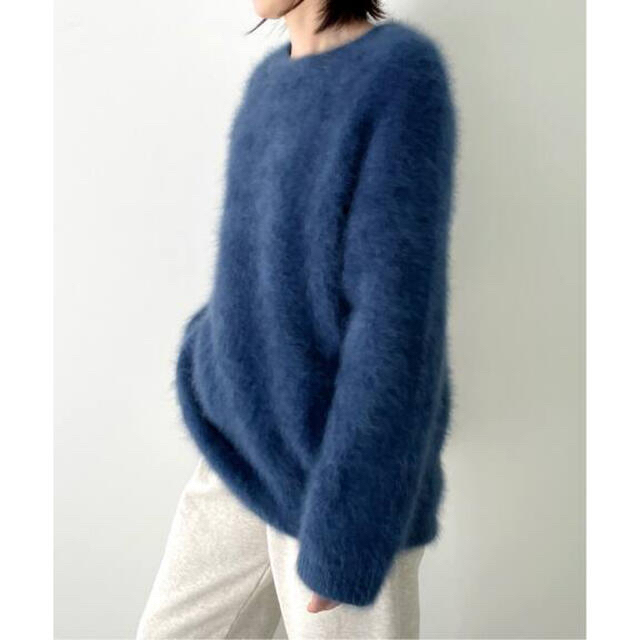 L'Appartement Raccon Mohair Knit ブルーA 5