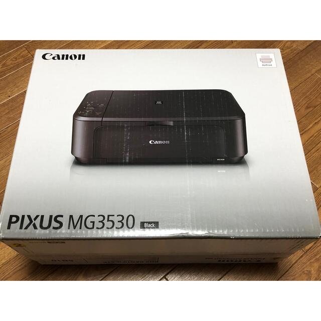 新品未開封 Canon PIXUS MG3530 インクジェットプリンタブラックPC周辺機器