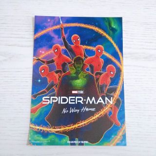 マーベル(MARVEL)のスパイダーマン 入場者プレゼント アートカード(キャラクターグッズ)