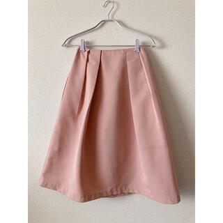 ジーユー(GU)のGU スカート ピンク(ひざ丈スカート)
