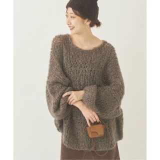 プラージュ(Plage)のplage   HANDKNIT ジャンボタム(ニット/セーター)