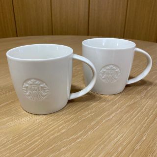 スターバックスコーヒー(Starbucks Coffee)の美品◎2個セット　スターバックス　ロゴマグカップ　ロゴマグ　(グラス/カップ)