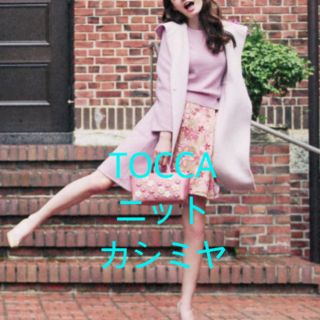 トッカ(TOCCA)のトッカ　TOCCA 洗える　ビジュー　カシミヤ　ニット　カットソー  トップス(ニット/セーター)