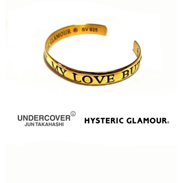 UNDERCOVER HYSTERIC アクセサリー UNDERCOVER バングル/リストバンド × GLAMOUR HYSTERIC バングル  GOLD