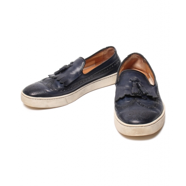 サントーニ SANTONI ウイングチップローファー タッセル メンズ 7 skac.hr