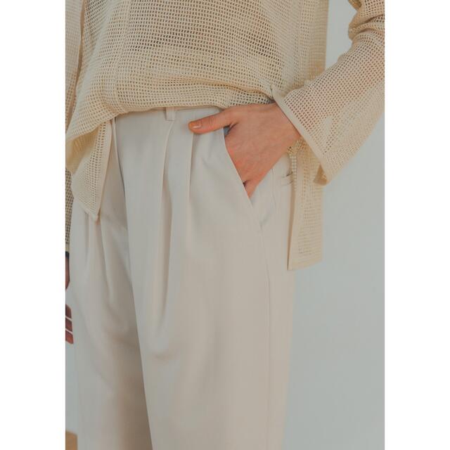 CLANE クラネ ベーシックタックパンツ BASIC TUCK PANTS