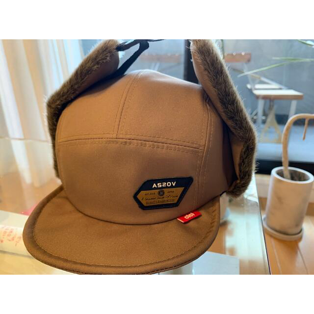 NANGA(ナンガ)の【値下げ】ASSOV×clef キャップ　KHAKI メンズの帽子(キャップ)の商品写真