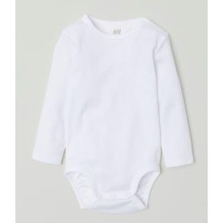 エイチアンドエム(H&M)のH&M 長袖ボディスーツ2枚セット サイズ60(肌着/下着)