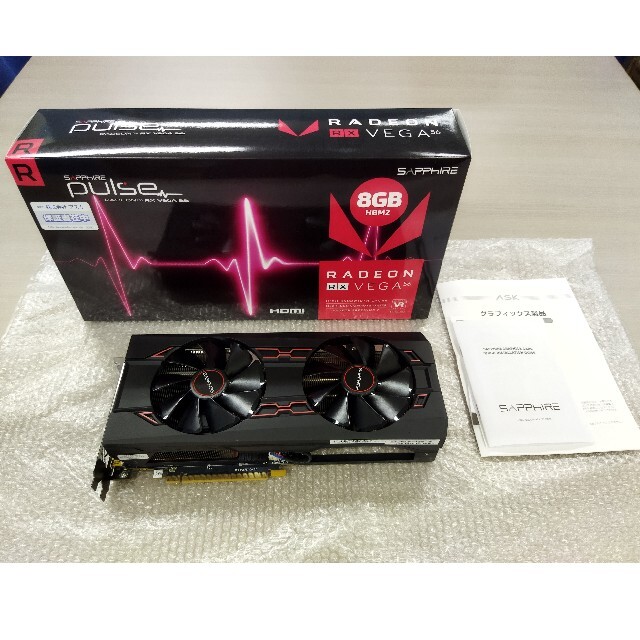 SAPPHIRE pulse RADEON RX VEGA56PC/タブレット