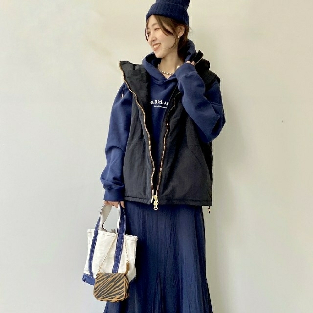 L'Appartement DEUXIEME CLASSE(アパルトモンドゥーズィエムクラス)の【REMI RELIEF/レミレリーフ】 Zip up 2way Blouson レディースのジャケット/アウター(ブルゾン)の商品写真