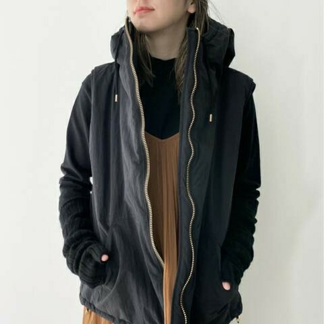 L'Appartement DEUXIEME CLASSE(アパルトモンドゥーズィエムクラス)の【REMI RELIEF/レミレリーフ】 Zip up 2way Blouson レディースのジャケット/アウター(ブルゾン)の商品写真