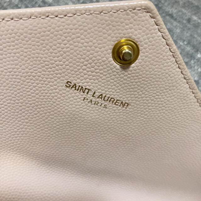 Saint Laurent(サンローラン)のラクマ限定値下げ　サンローラン　長財布　ピンクベージュ レディースのファッション小物(財布)の商品写真