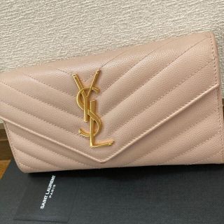 サンローラン(Saint Laurent)のラクマ限定値下げ　サンローラン　長財布　ピンクベージュ(財布)