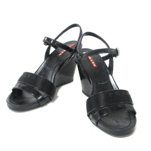 PRADA - プラダスポーツ サンダル 36 レディース 黒の通販 by PRADA - プラダスポーツ サンダル 36 レディース 黒の通販 by