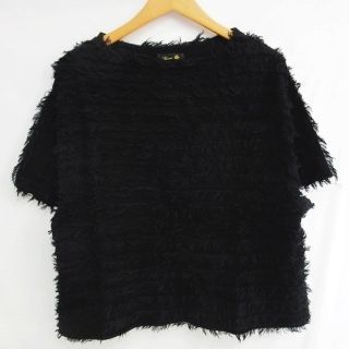 ドゥロワー ユナイテッドアローズ フリンジ Tシャツ カットソー 半袖 丸首