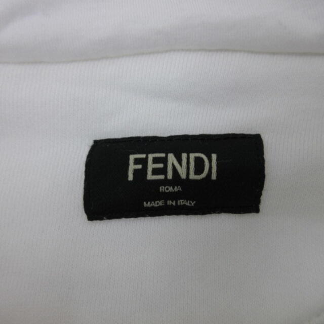 FENDI(フェンディ)のフェンディ FENDI モンスターパーカー フロントチャック 52 白 ホワイト メンズのトップス(パーカー)の商品写真