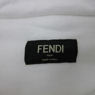 フェンディ FENDI モンスターパーカー フロントチャック 52 白 ホワイト
