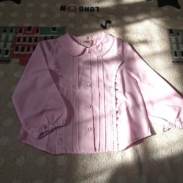 Souris(スーリー)のタグ付き スーリー ブラウス 110 キッズ/ベビー/マタニティのキッズ服女の子用(90cm~)(ブラウス)の商品写真