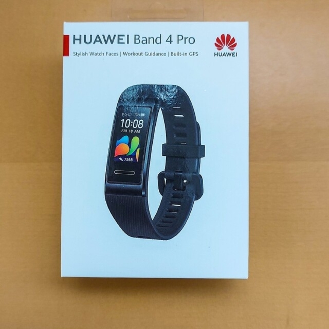 HUAWEI(ファーウェイ)のHUAWEI Band 4 Pro スマートウォッチ【新品ベルトへ交換済】 スマホ/家電/カメラのスマホアクセサリー(その他)の商品写真