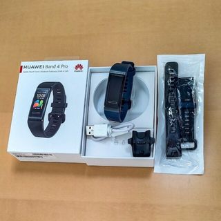 ファーウェイ(HUAWEI)のHUAWEI Band 4 Pro スマートウォッチ【新品ベルトへ交換済】(その他)