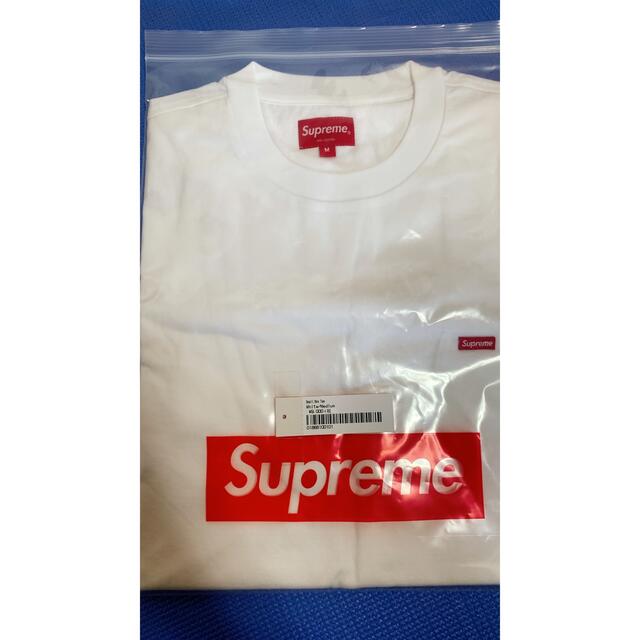 【新品未使用】Supreme small box tee 白