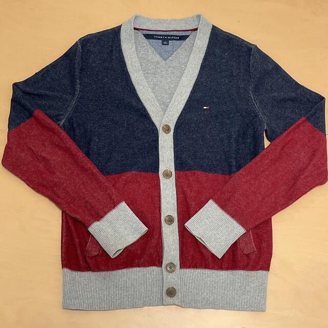 TOMMY HILFIGER(トミーヒルフィガー)のTOMMY HILFIGER カーディガン メンズ S 着丈63㎝ メンズのトップス(カーディガン)の商品写真