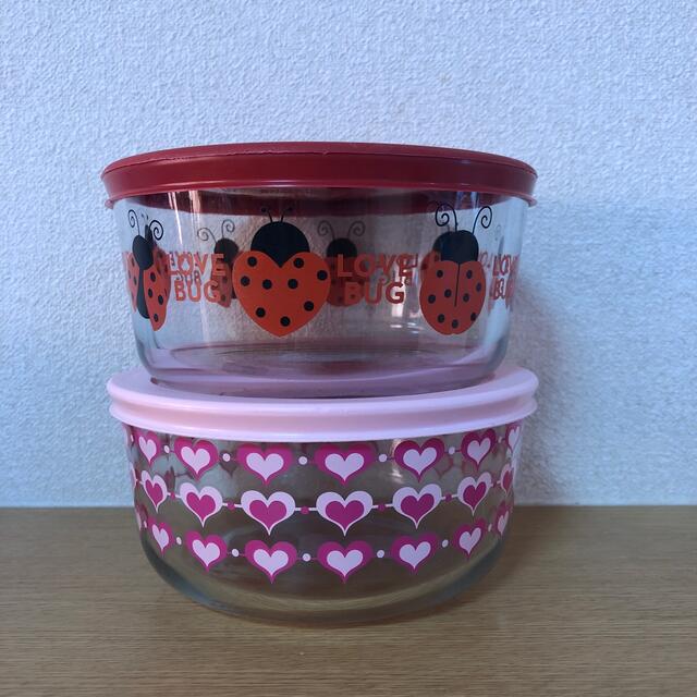 Pyrex(パイレックス)のPyrex＆anchor hocking セット容器 インテリア/住まい/日用品のキッチン/食器(容器)の商品写真