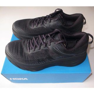 HOKA ONE ONE BONDI7 black スニーカー 28.5cm(スニーカー)