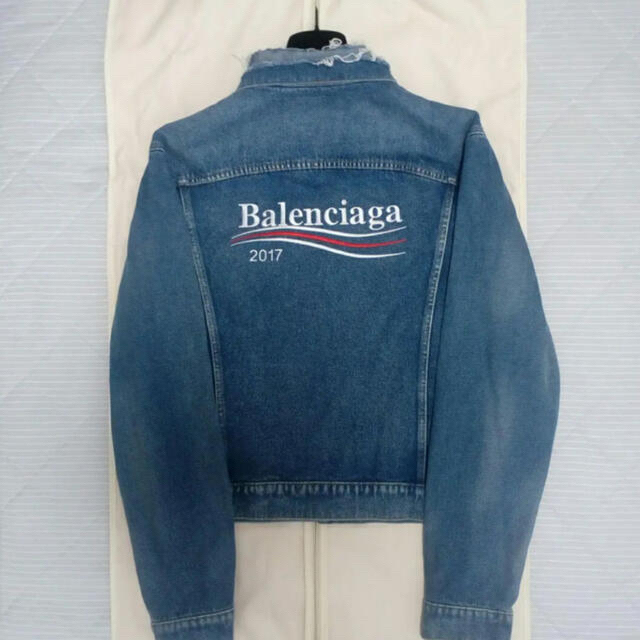 バレンシアガ BALENCIAGA デニムジャケット Gジャン インディゴ 50