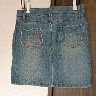 サンリオ(サンリオ)のsanrio　サンリオ　ハローキティ　デニムスカート　ジーンズ(キャラクターグッズ)