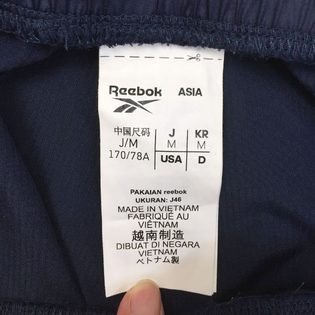 Reebok(リーボック)のReebok/リーボックパンツ ジャージ ネイビー サイズM メンズのパンツ(その他)の商品写真