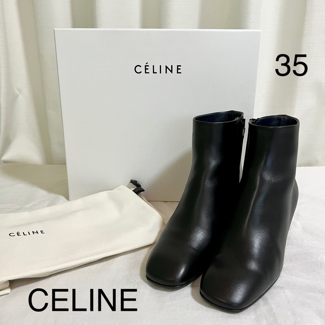 celine(セリーヌ)の【cre-mi様専用】CELINE セリーヌ バンバンブーツカーフスキン 35 レディースの靴/シューズ(ブーツ)の商品写真