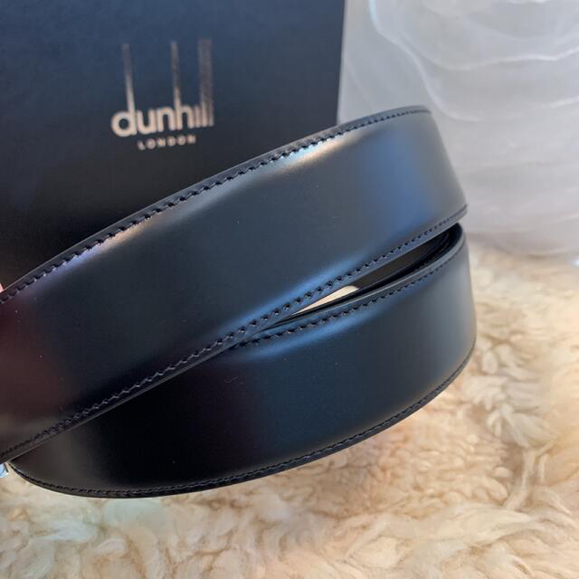 ☆新品☆dunhill ダンヒル ベルト オートマティック ロゴ レザー 黒 1