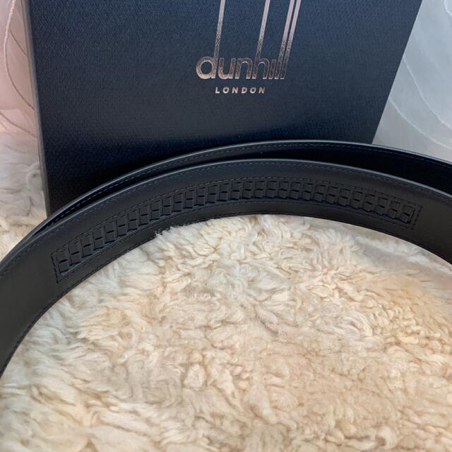 ☆新品☆dunhill ダンヒル ベルト オートマティック ロゴ レザー 黒 5
