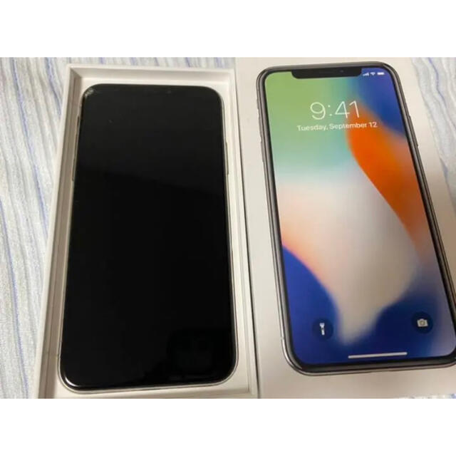 税込?送料無料】 Apple - iPhone X Silver 256GB SIMフリー
