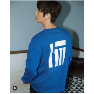 トリプルエー(AAA)のI AM WHAT I AM ロンT 青 XL 未使用(Tシャツ/カットソー(七分/長袖))