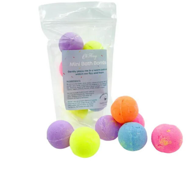 Francfranc(フランフラン)のohflossy mini bath bombs 入浴剤　バスボム　バスボール コスメ/美容のボディケア(入浴剤/バスソルト)の商品写真