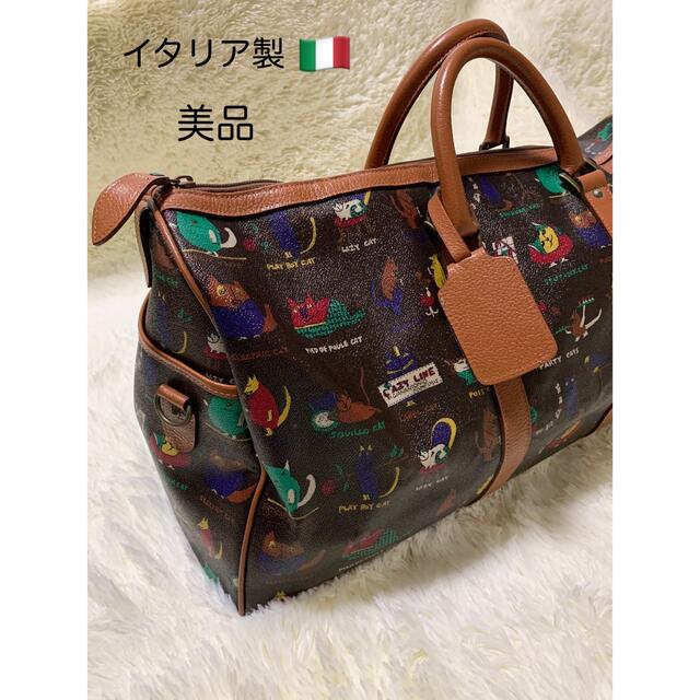 【美品】本革 gianantonio イタリア製 ボストンバッグ